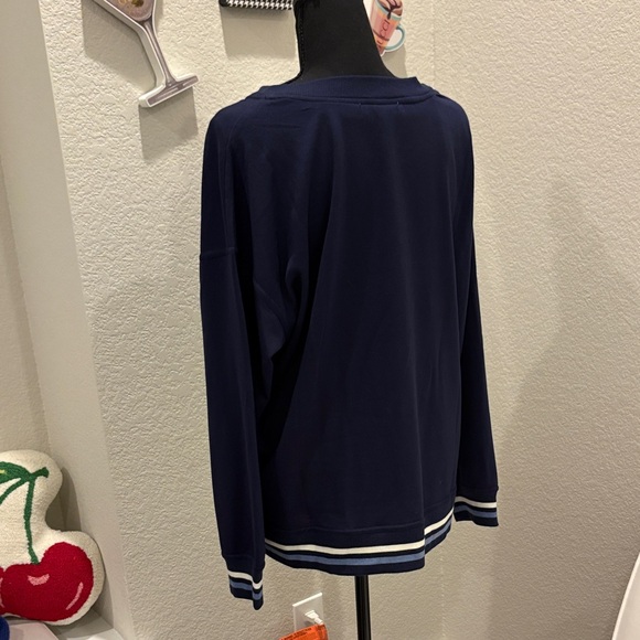 Navy Blue Paris Light Sweatshirt L - Picture 2 of 4